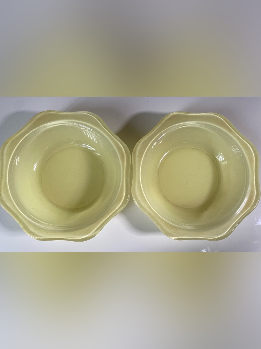Vintage Pyrex Small Yellow Bowls